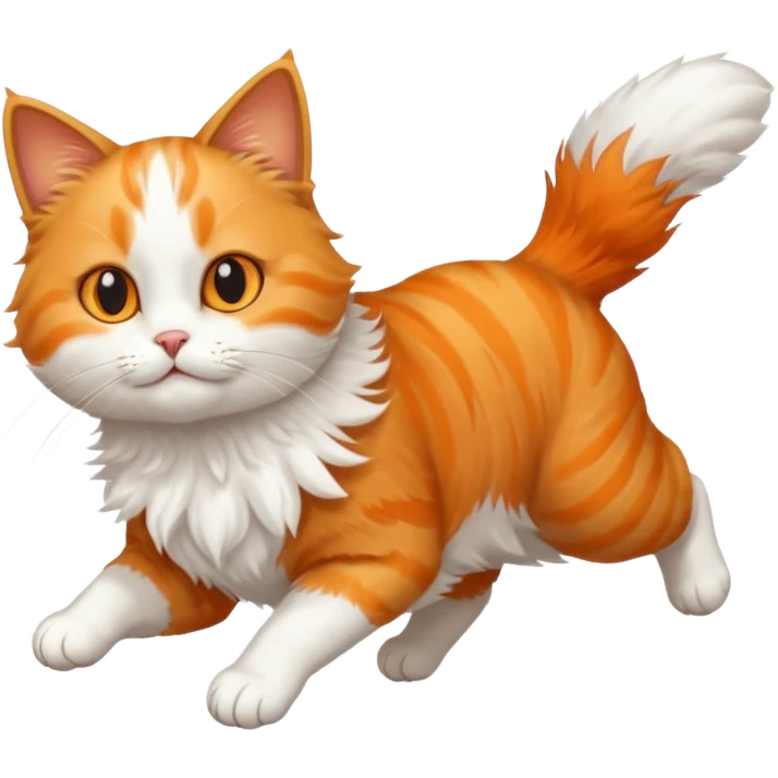Cat flying emoji
