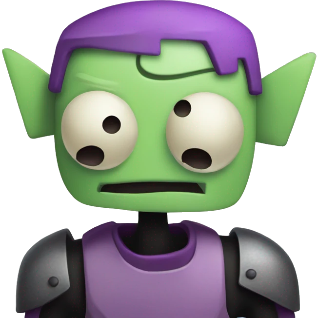 Invader zim from Nickelodeon  emoji