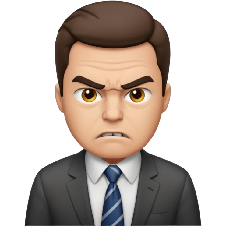 an angry office worker emoji