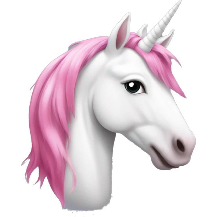 White unicorn with pink hair who throw up rainbow colors  emoji