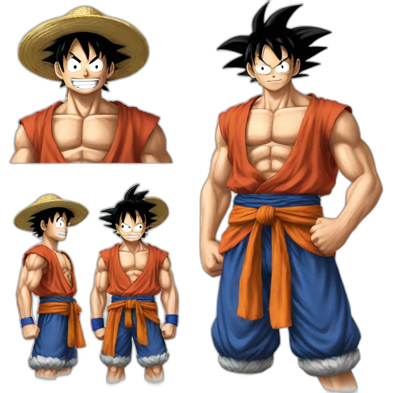 Luffy goku  emoji