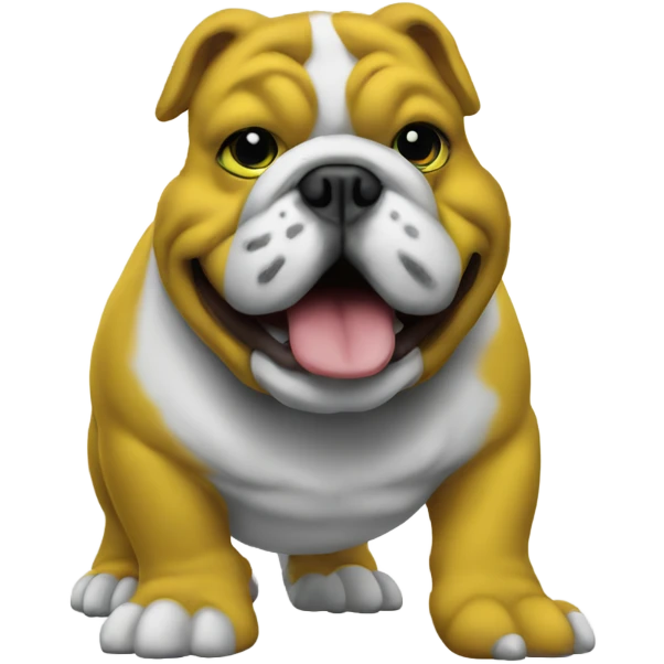 The Oregon duck on a bulldog emoji