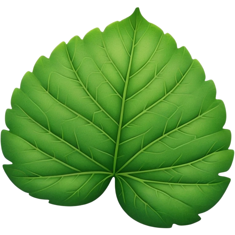 Boho leaf emoji