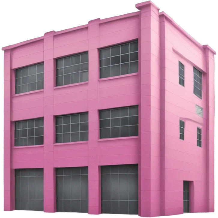 pink industrial building emoji