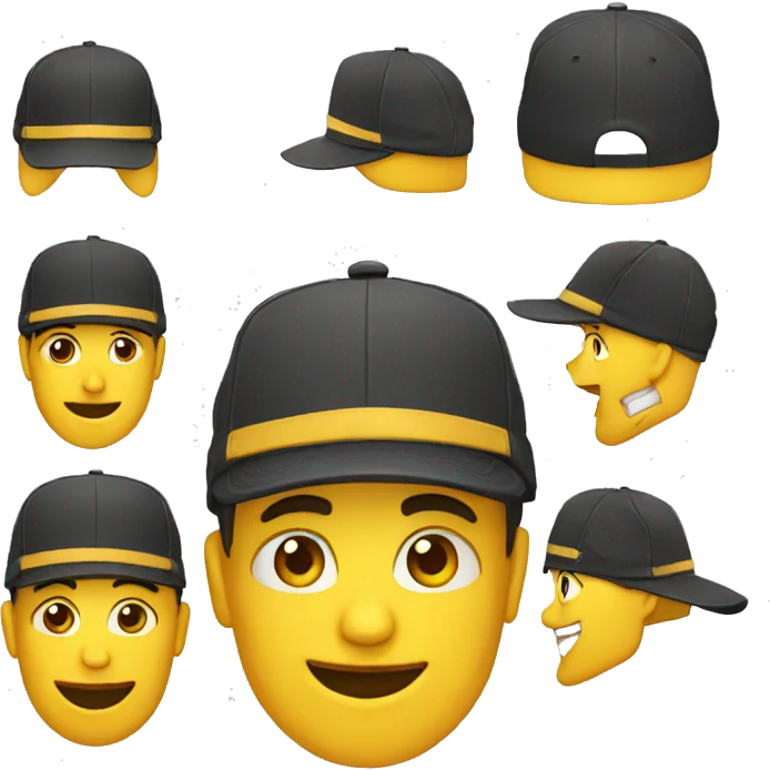 Emoji con gorra  emoji
