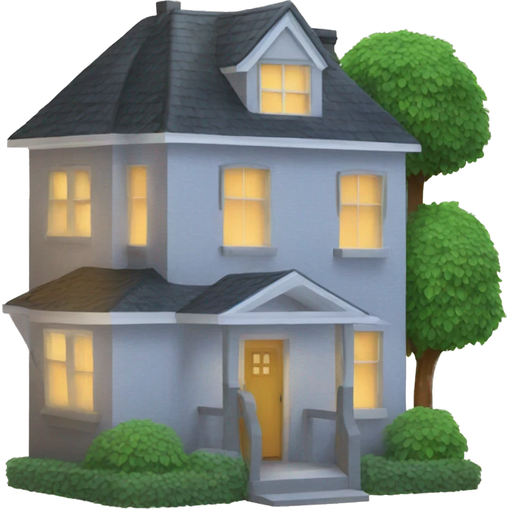 New Year's House emoji