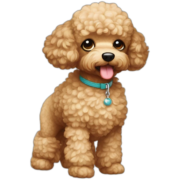 toy poodle emoji