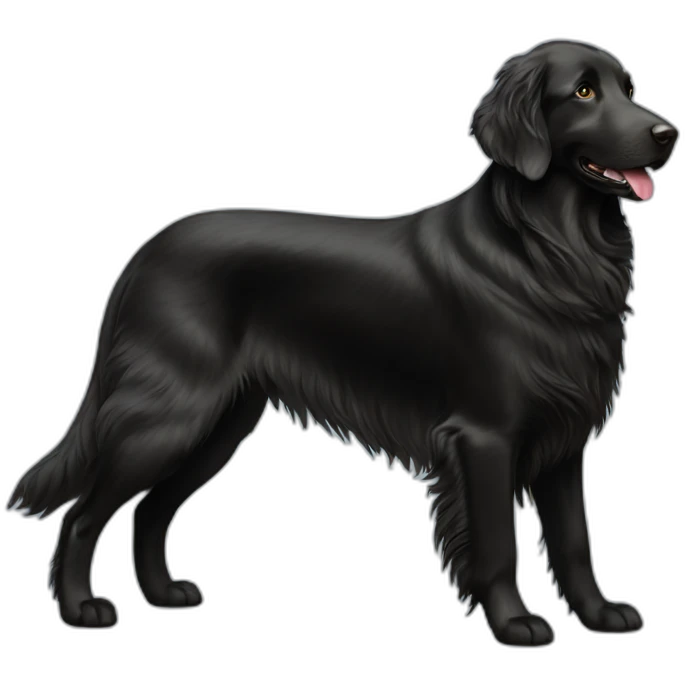 Flat coated retriever emoji