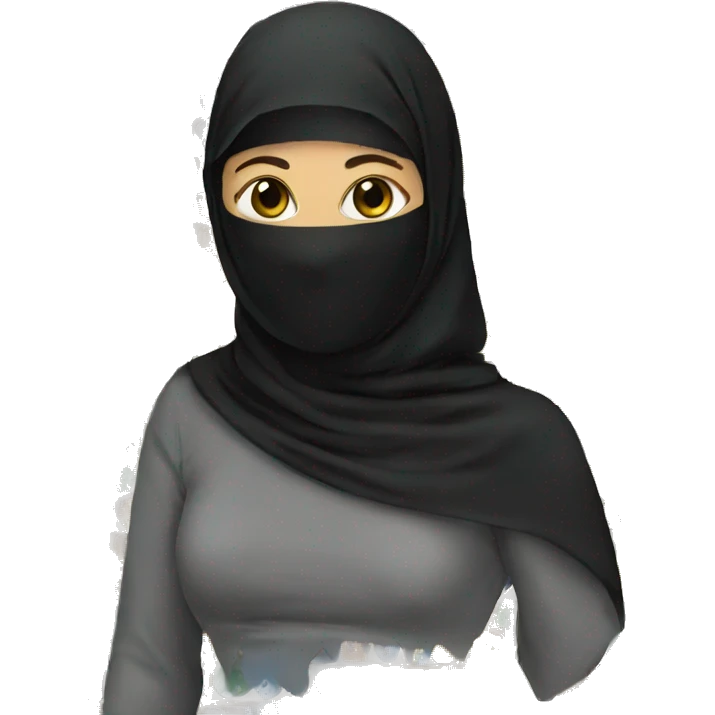 Girl with niqab emoji