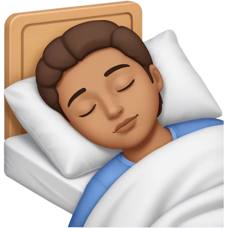 Me sleeping in bed emoji