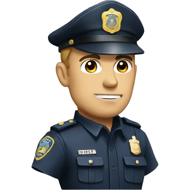 Policier mort emoji