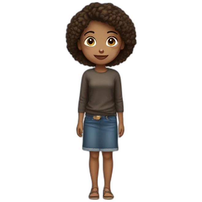 Fille brunes emoji