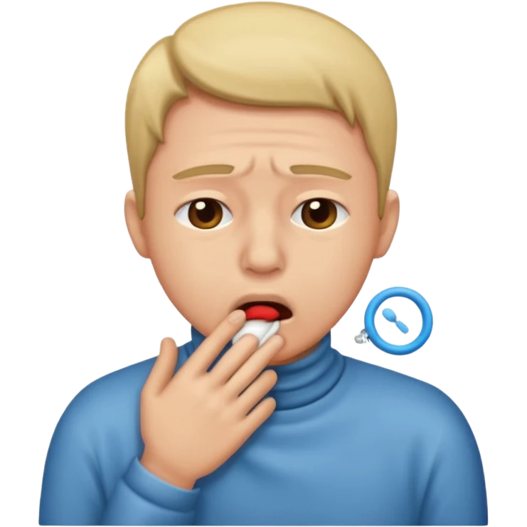 Sore throat emoji