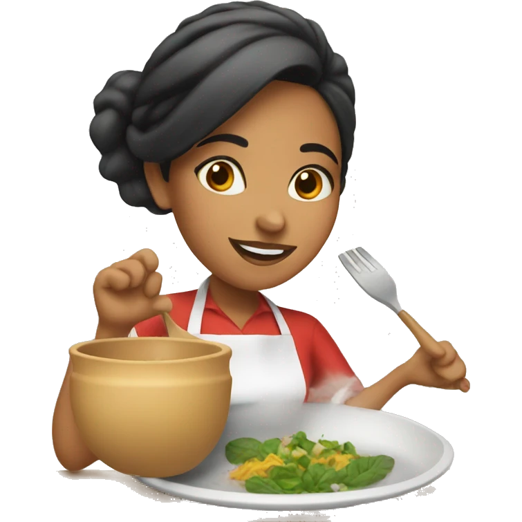 Latina cooking  emoji