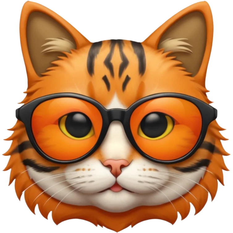 Cat wearing sunglasses emoji
