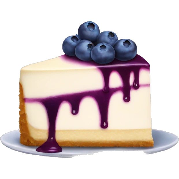 Blueberry Cheesecake  emoji