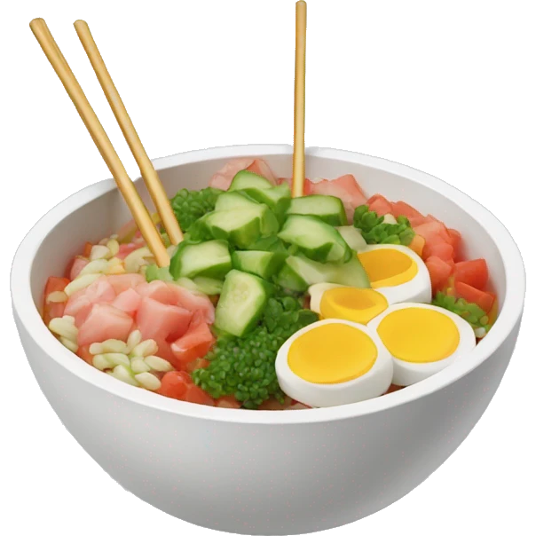 poke bowl emoji