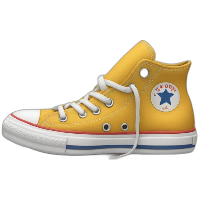 chaussures converses emoji