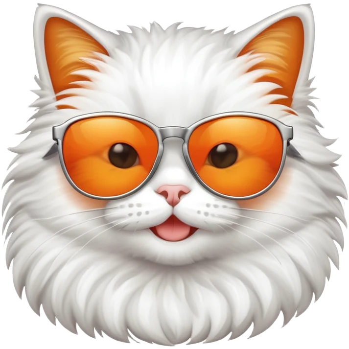 smiling cat with sunglasses emoji
