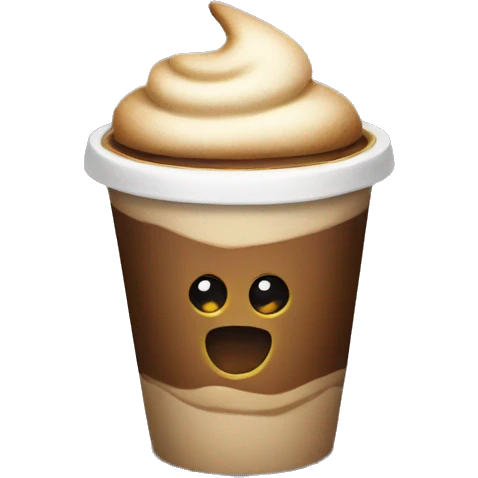 Christmas coffee emoji