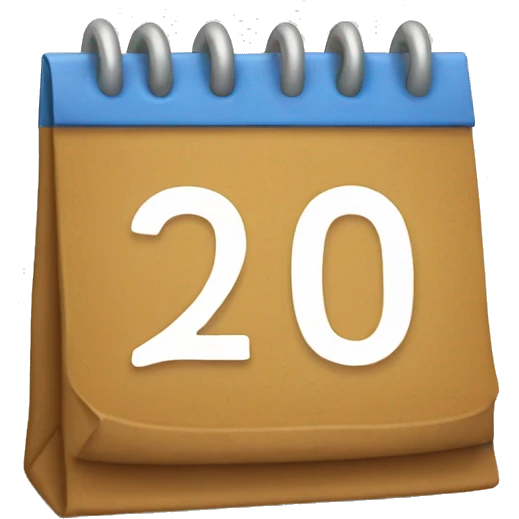 calendar with day 30 emoji
