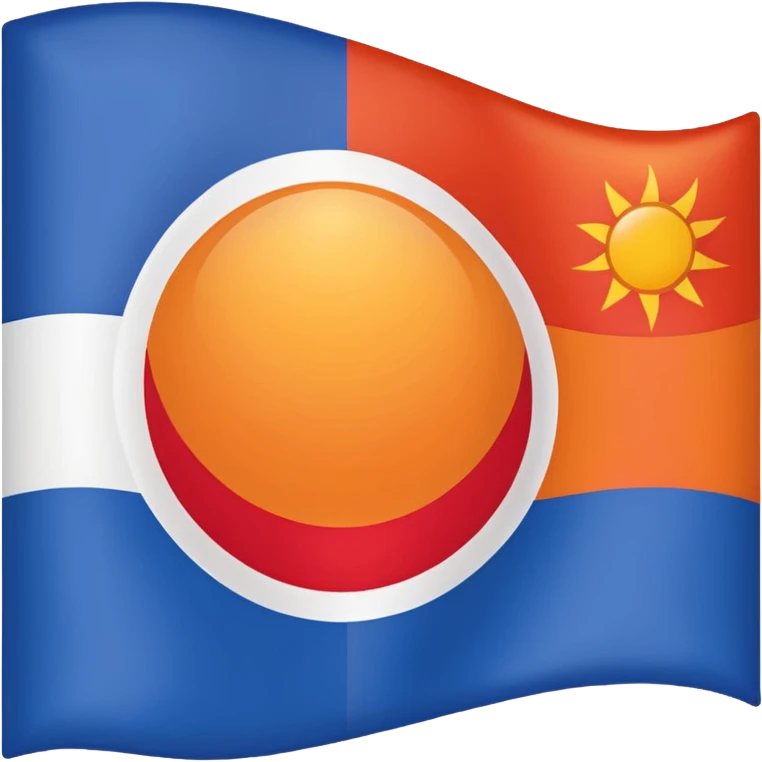 Drapeau Katangais emoji