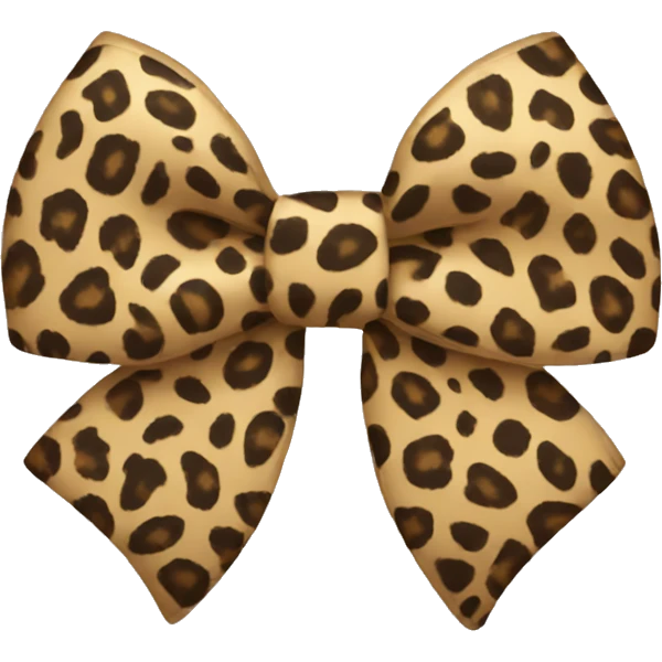 leopard bow emoji