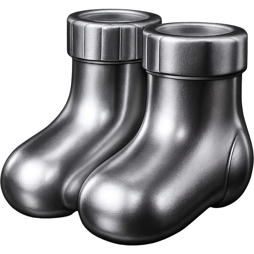 cute socks in chrome style emoji