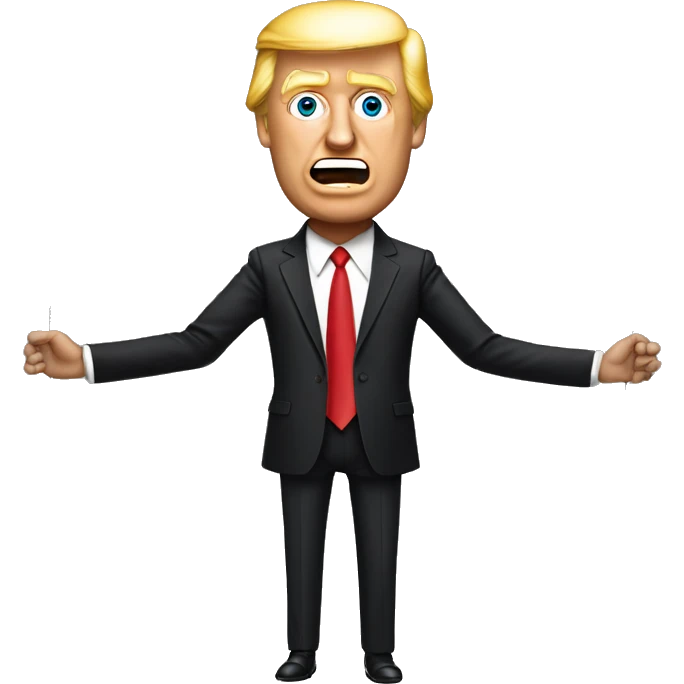 Stringed Marionette Trump emoji