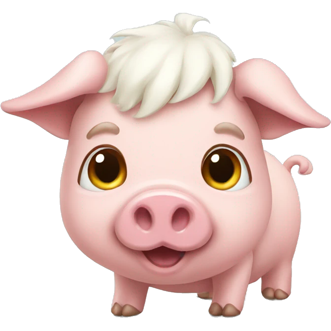 Elf pig emoji