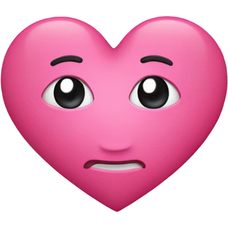 emoji de corazon rosa  emoji