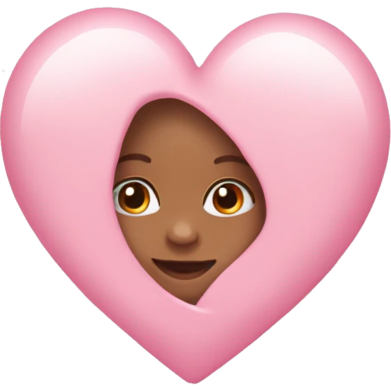 a baby pink heart emoji