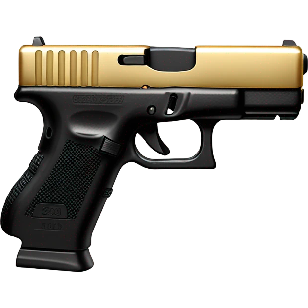 Gold Glock  emoji