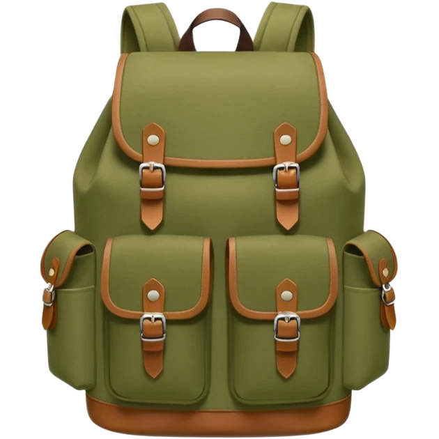 backpack front view storage emoji