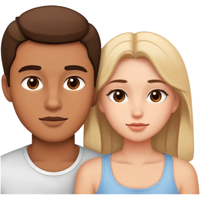 girl and guy are going to have sex emoji