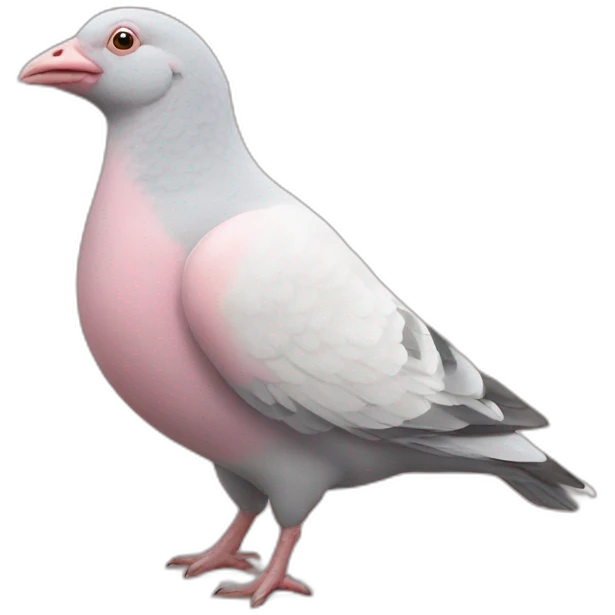 Pig pigeon emoji