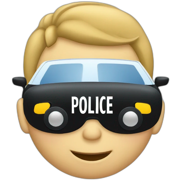 Voiture police emoji