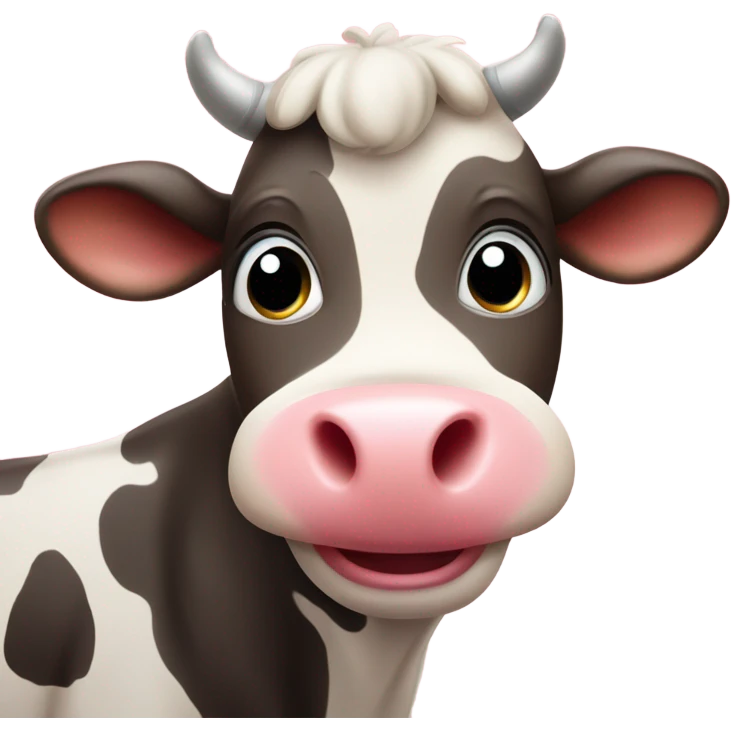 🥰 + 🐮  emoji