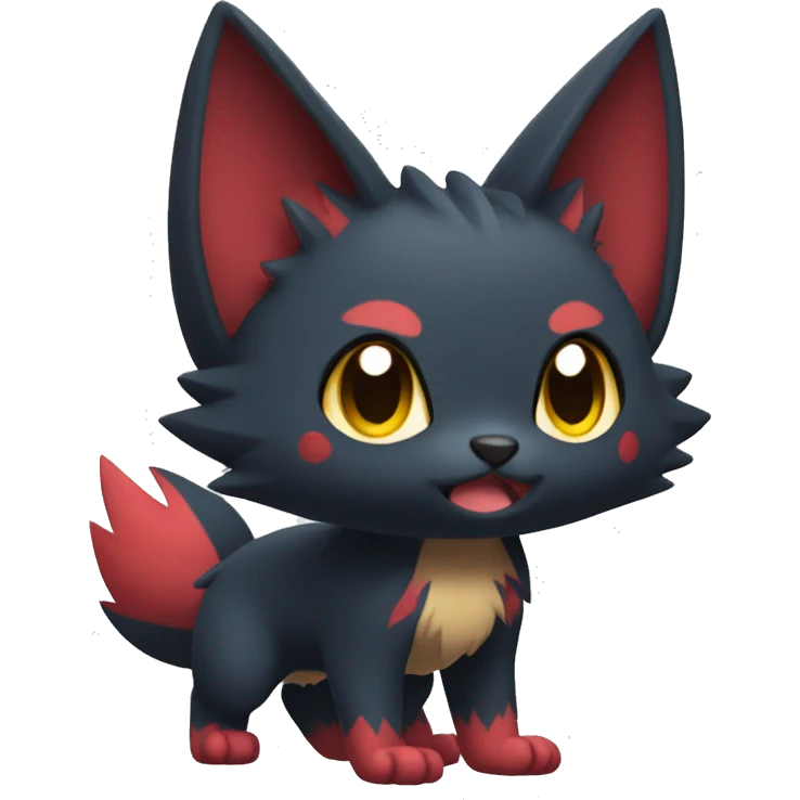 Litten-Zorua full body emoji