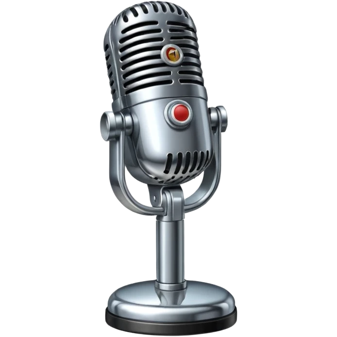 Vintage Microphone emoji