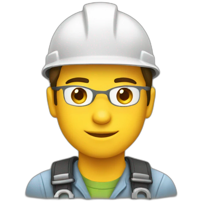 engineer fixing js code emoji