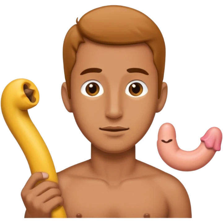 hard penis emoji