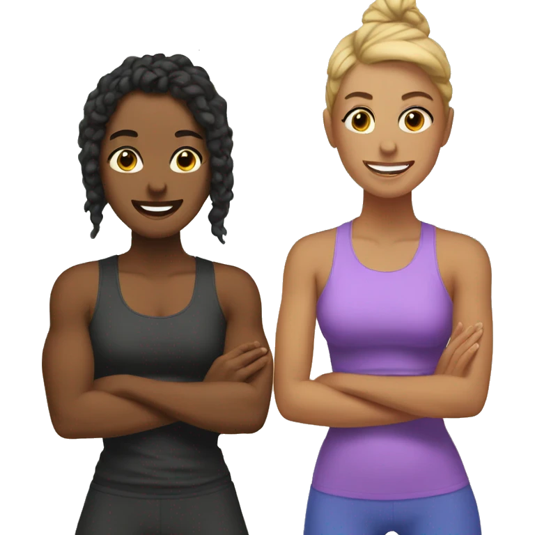 Best friend workout emoji