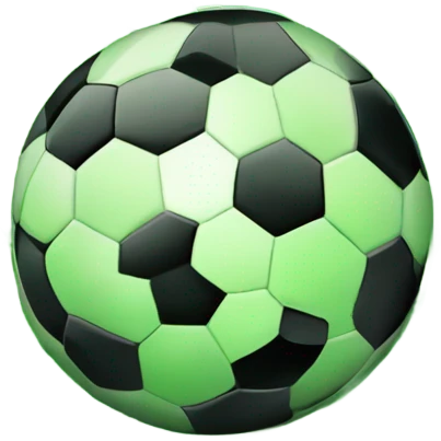 green soccer ball emoji