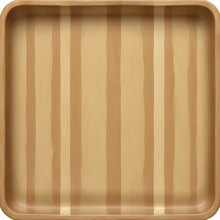 Wood scalloped tray  emoji