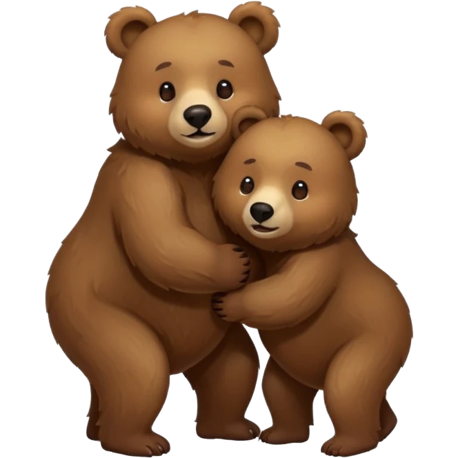 I want two bears making sex emoji