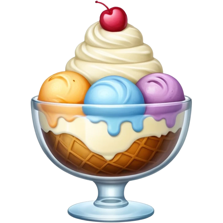 ice cream glass bowl emoji
