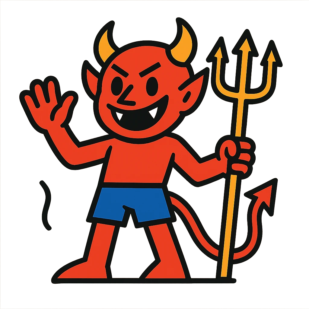 a devil character emoji