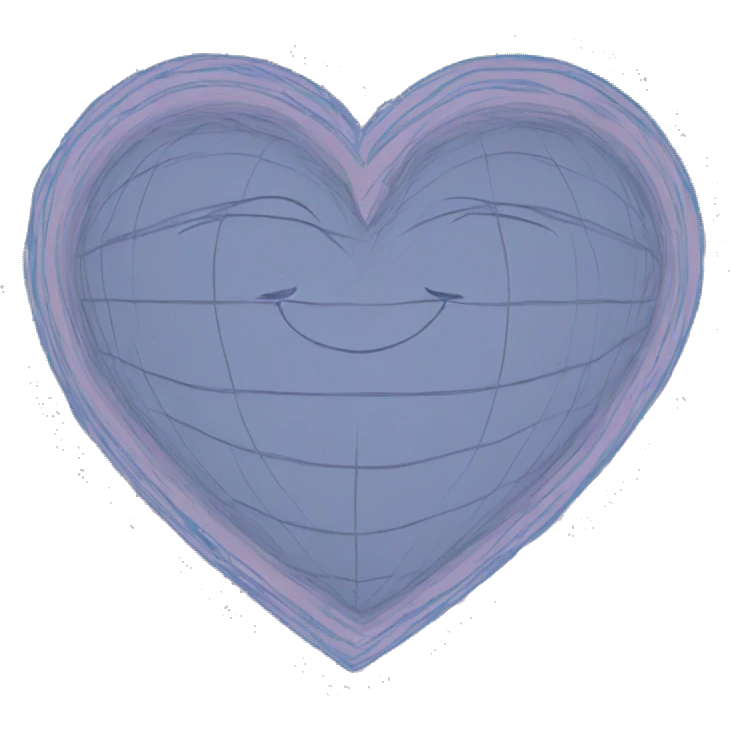 heart inside heart outline emoji