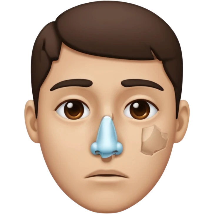 Broken nose emoji